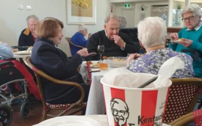 KFC luncheon Al Fresco style